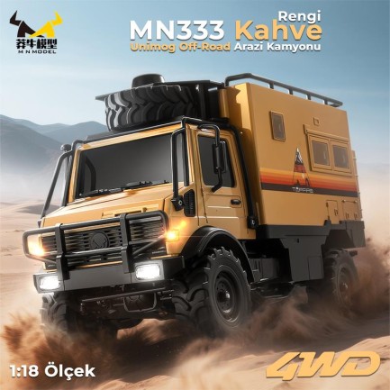 MN Model MN333 Offroad RC Crawler Uzaktan Kumandalı Araba Kahverengi